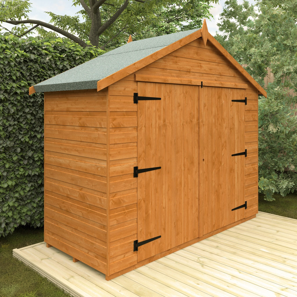 Shiplap Timber Apex Compact Shed - No Windows