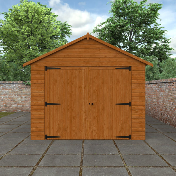 Shiplap Timber Garage with Heavy Duty Framing - Garage
